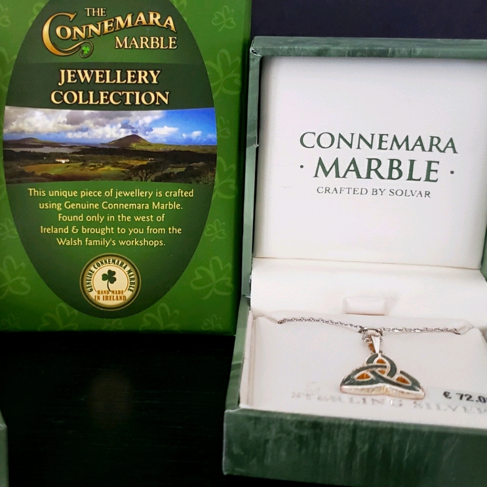 Connemara Marble Necklace & Earrings